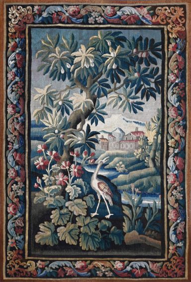 Tapisserie Verdure Aubusson 18e siècle