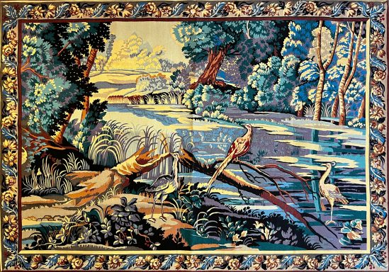 Tapisserie Verdure ancienne Impression Sur Toile