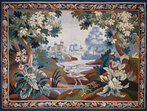 Verdure 19e Siècle Tapisserie De La Manufacture Aubusson