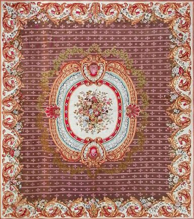 Tapis De Manufature Aubusson 19e siècle