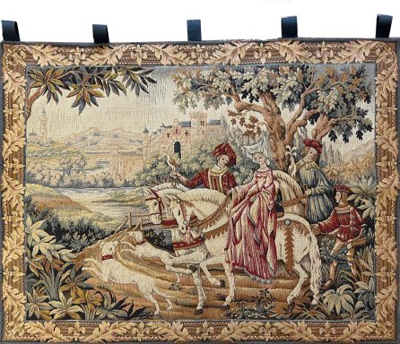 Tapisserie Medieval veritable Jacquard