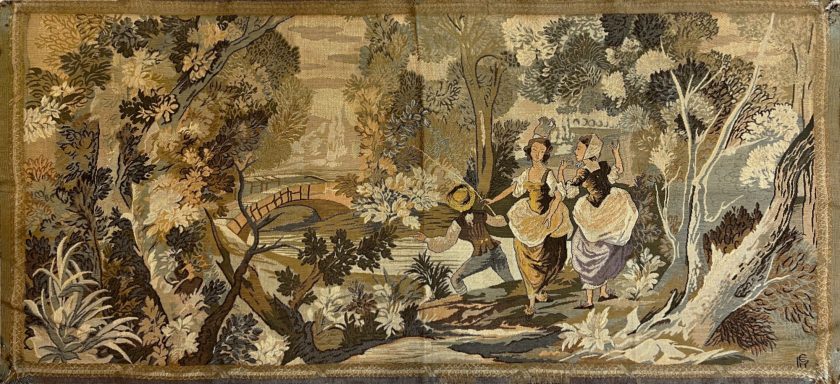 PROMENADE, Tapisserie au point Jacquard