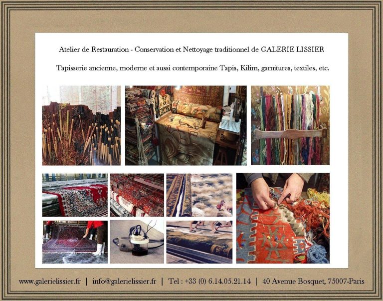 Atelier de Nettoyage Restauration Conservation Lavage