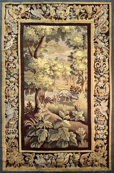 Tapisserie Aubusson Verdure 19e