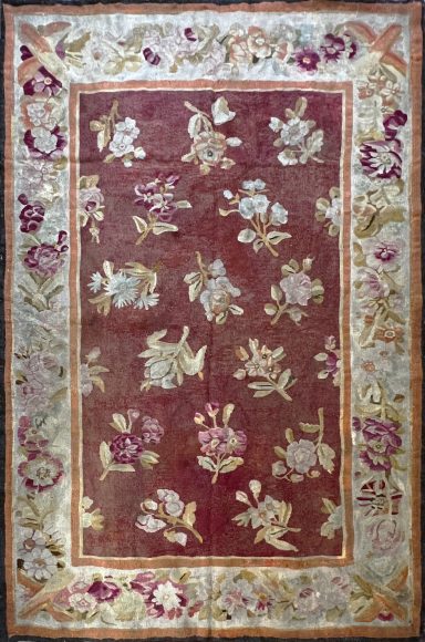 Tapis Aubusson, style napoleon III