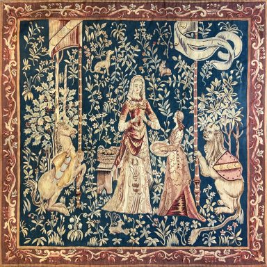 La Dame à La Licorne, Tapisseries Aubusson 19e siècle