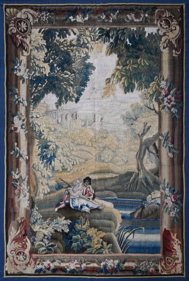 Scene Galante, Tapisserie Manufacture Aubusson