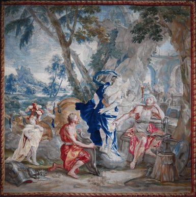 Tapisserie Histoire Achille, Venus Rendant Visite à Vulcain