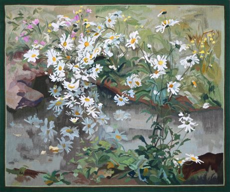 Tapisserie Adelyne Neveux, Les Marguerites atelier Legoueix