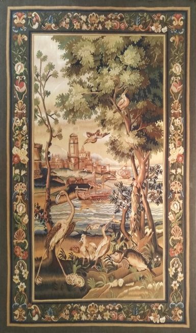 Tapisserie Verdure Aubusson 19ème siècle