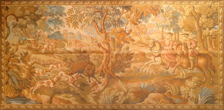 Tapisserie au point Jacquard - Scene De Chasse 