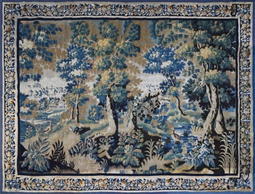 Tapisserie Verdure de la Manufacture Aubusson 17e