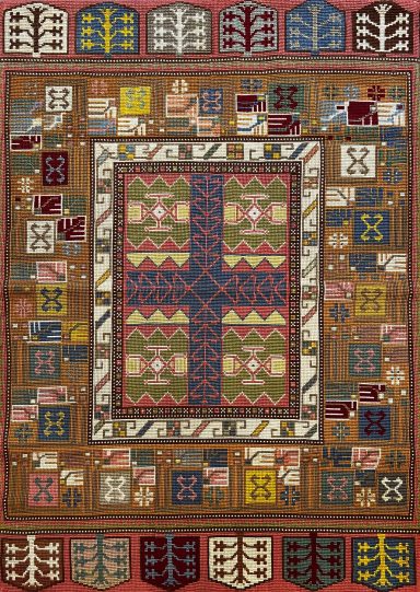 Tapis français au Petit-Point vers 1940