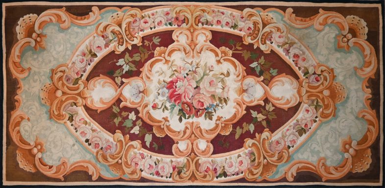 Tapis De La Manufacture Aubusson XIX 