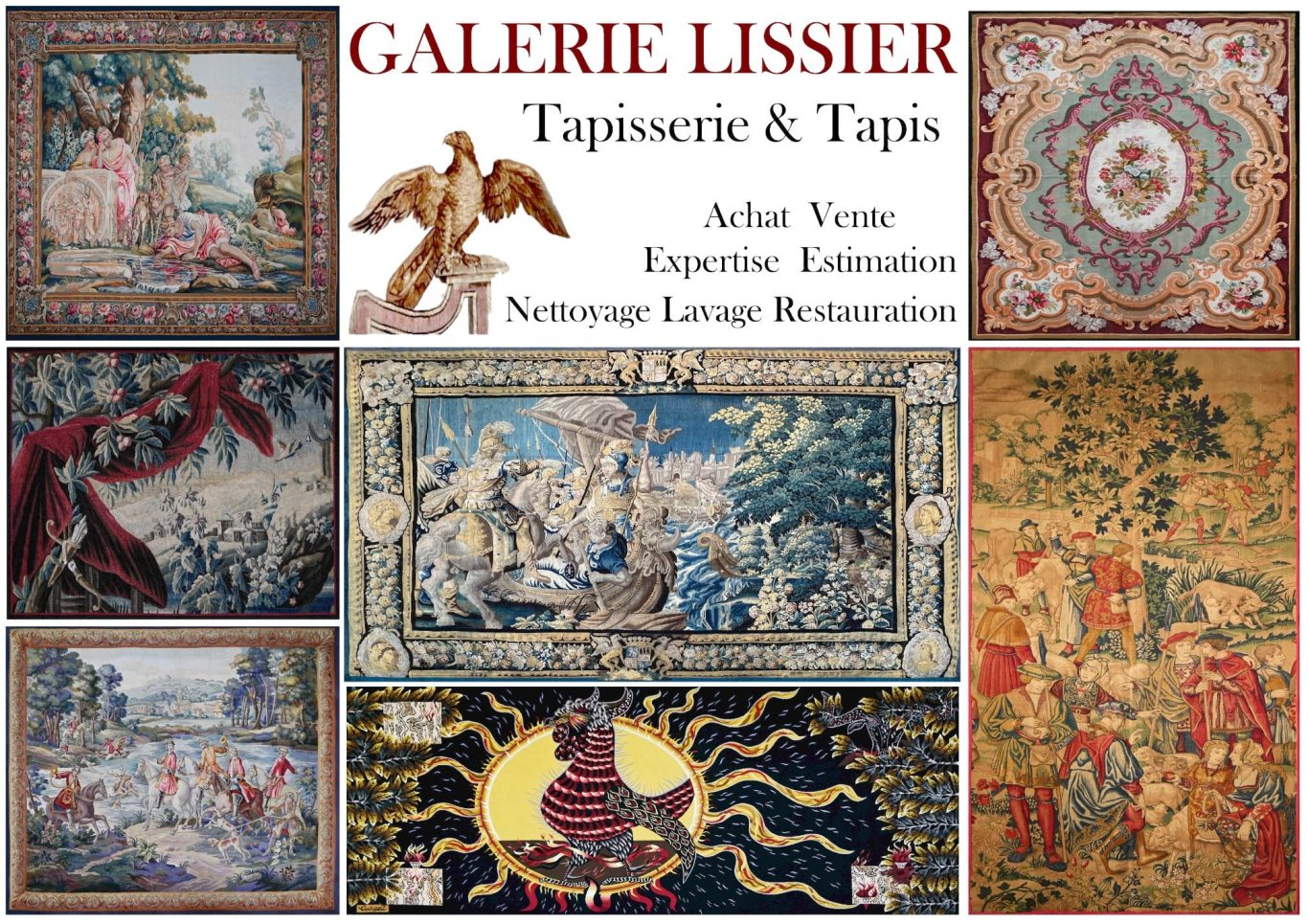 Tapisserie Aubusson, Nettoyage Restauration Atelier Achat Vente Expertise Tapisserie Aubusson, Nettoyage Restauration Atelier Achat Vente Expertise